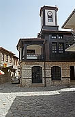 Nessebar - vernacular architecture of wooden houses of the typical Black Sea style 